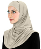 Amira Hijab Silky LYCRA 2 piece Muslim Women's Head Scarf