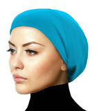MEDUIM SIZE Silky Lycra Snood Khatib Underscarf Hijab Caps Size Juniors/Women's Medium