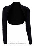 Wholesale Women's Bolero Shrug Set of 6 Black and White