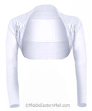 Women's Bolero Shrug in Black or White - CLOSEOUT CLEARANCE