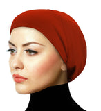 MEDUIM SIZE Silky Lycra Snood Khatib Underscarf Hijab Caps Size Juniors/Women's Medium