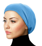 MEDUIM SIZE Silky Lycra Snood Khatib Underscarf Hijab Caps Size Juniors/Women's Medium