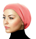 MEDUIM SIZE Silky Lycra Snood Khatib Underscarf Hijab Caps Size Juniors/Women's Medium