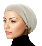 MEDUIM SIZE Silky Lycra Snood Khatib Underscarf Hijab Caps Size Juniors/Women's Medium