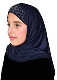 Aiyah Amira Hijab GIRL'S 1 piece Lycra Pull On Headscarf MADE IN TURKEY