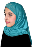 Aiyah Amira Hijab GIRL'S 1 piece Lycra Pull On Headscarf MADE IN TURKEY