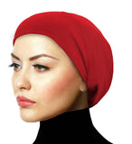 MEDUIM SIZE Silky Lycra Snood Khatib Underscarf Hijab Caps Size Juniors/Women's Medium