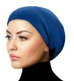 MEDUIM SIZE Silky Lycra Snood Khatib Underscarf Hijab Caps Size Juniors/Women's Medium