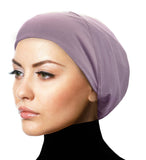 MEDUIM SIZE Silky Lycra Snood Khatib Underscarf Hijab Caps Size Juniors/Women's Medium