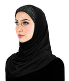 Aiyah Amira Hijab WOMEN'S 1 piece Lycra Pull On Headscarf MADE IN TURKEY