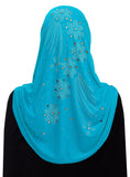 Aiyah Amira Hijab JUNIOR'S SIZE 1 piece Lycra pull on Hijab