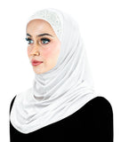 Aiyah Amira Hijab WOMEN'S 1 piece Lycra Pull On Headscarf MADE IN TURKEY