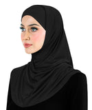 Amira Hijab Silky LYCRA 2 piece Muslim Women's Head Scarf