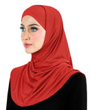 Amira Hijab Silky LYCRA 2 piece Muslim Women's Head Scarf