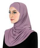Amira Hijab Silky LYCRA 2 piece Muslim Women's Head Scarf