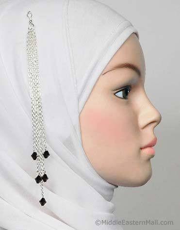 Finesse Hijab Pin # 14 in Black - MiddleEasternMall