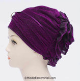 Small Dazzle Hijab Caps available in Purple