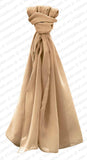 Georgette Square Scarf in Camel Tan #22