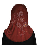 Aiyah Amira Hijab GIRL'S 1 piece Lycra Pull On Headscarf MADE IN TURKEY