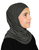Small size Girl's Khatib Cotton Hijab 2 piece Amira Headscarf for Ages 5 & Under