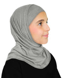 Small size Girl's Khatib Cotton Hijab 2 piece Amira Headscarf for Ages 5 & Under