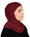 Small size Girl's Khatib Cotton Hijab 2 piece Amira Headscarf under 5 years old