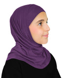 Small size Girl's Khatib Cotton Hijab 2 piece Amira Headscarf for Ages 5 & Under