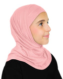 Small size Girl's Khatib Cotton Hijab 2 piece Amira Headscarf for Ages 5 & Under