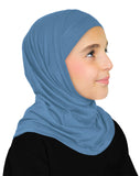 Small size Girl's Khatib Cotton Hijab 2 piece Amira Headscarf for Ages 5 & Under