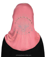 Heba Little Girl's Hijabs with Rhinestones Lycra 1 piece Size Small for ages 6 & under