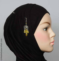 Lustre Hijab Pin in #2 Chartreuse Green