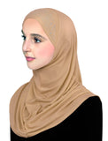 Aiyah Amira Hijab JUNIOR'S (Pre-teen/Petite) SIZE 1 piece Lycra pull on Hijab