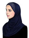 Aiyah Amira Hijab JUNIOR'S (Pre-teen/Petite) SIZE 1 piece Lycra pull on Hijab