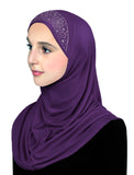 Aiyah Amira Hijab JUNIOR'S (Pre-teen/Petite) SIZE 1 piece Lycra pull on Hijab