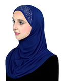 Aiyah Amira Hijab JUNIOR'S (Pre-teen/Petite) SIZE 1 piece Lycra pull on Hijab