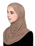 Aiyah Amira Hijab JUNIOR'S (Pre-teen/Petite) SIZE 1 piece Lycra pull on Hijab