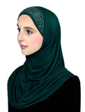 Aiyah Amira Hijab JUNIOR'S (Pre-teen/Petite) SIZE 1 piece Lycra pull on Hijab