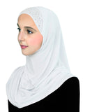 Aiyah Amira Hijab JUNIOR'S (Pre-teen/Petite) SIZE 1 piece Lycra pull on Hijab