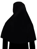 Shoulder Length Khimar 1 Piece Cotton Amira Hijab Small Face Opening