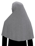 Shoulder Length Khimar 1 Piece Cotton Amira Hijab Small Face Opening