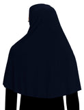 Shoulder Length Khimar 1 Piece Cotton Amira Hijab Small Face Opening