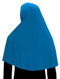 Shoulder Length Khimar 1 Piece Cotton Amira Hijab Small Face Opening