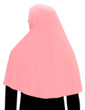 Shoulder Length Khimar 1 Piece Cotton Amira Hijab Small Face Opening