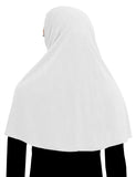 Shoulder Length Khimar 1 Piece Cotton Amira Hijab Small Face Opening