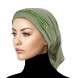 Women's Luxor LYCRA Extra Long Tube Undercap Hijab Beanie Fashion