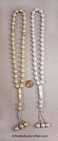 Prayer Beads in Pearlescent in White or Ivory Islamic Gifts for Women