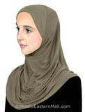 Medium Pre-Teen Girl's Cotton Hijab 1 piece Hijabs