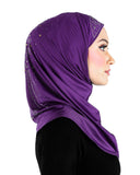 Aiyah Amira Hijab WOMEN'S 1 piece Lycra Pull On Headscarf MADE IN TURKEY