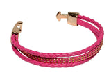 Women's Leather Bracelets for Small to Medium Wrist Size