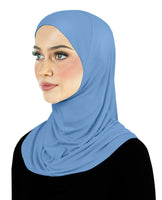 Women's Petite Small COTTON Amira Hijab 1 piece Headscarf
